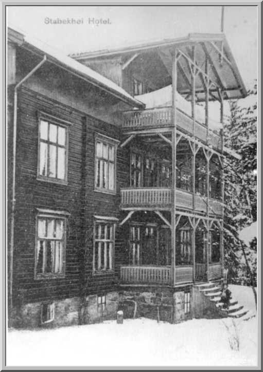 Stabekk. Stabækhøi Hotel.